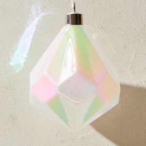 MOMA LED Winter Gems Glass Holiday Ornament | NWT